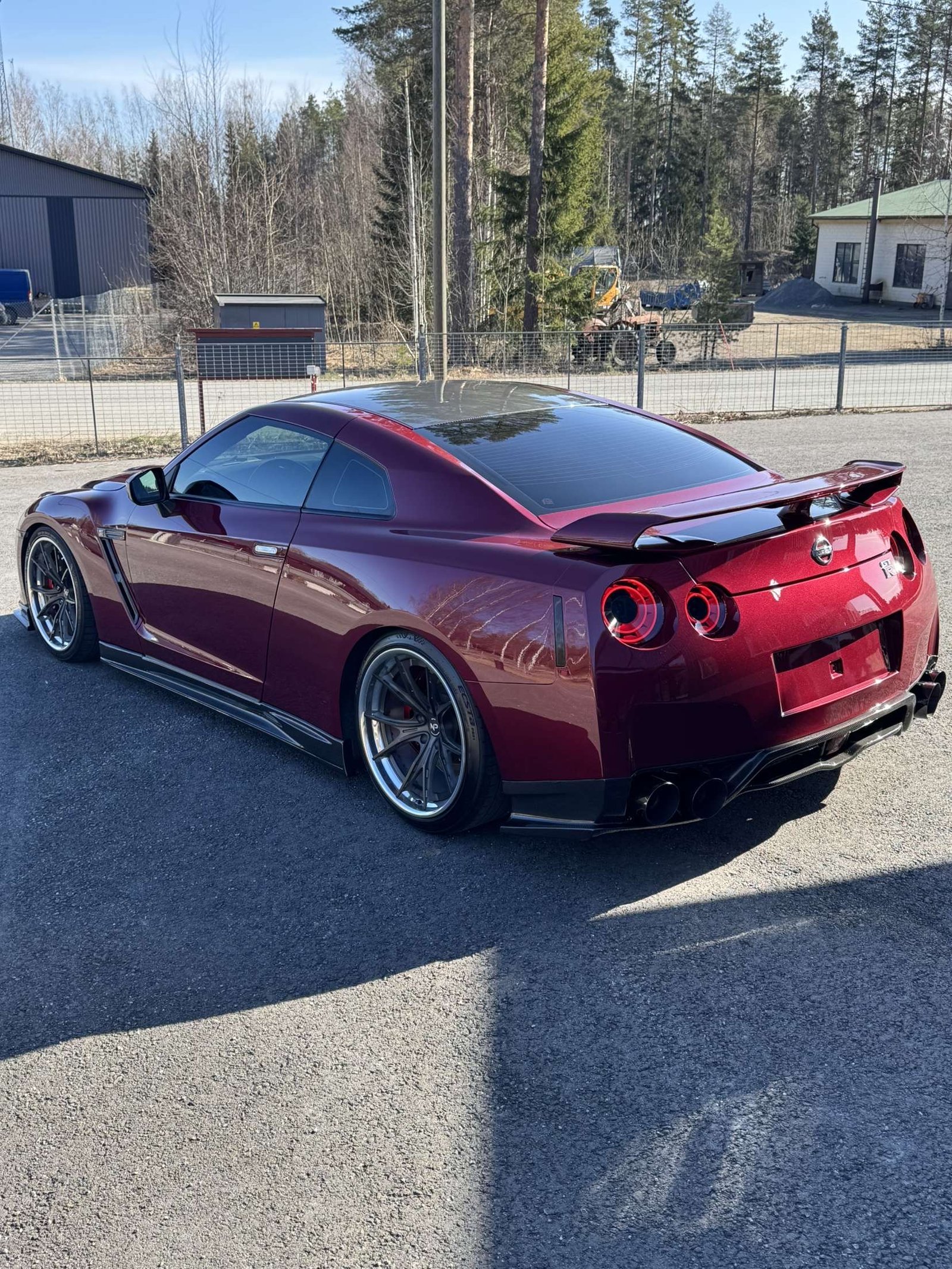 Color-shift red and purple Nissan GT-R &ndash; Wicked Street Customs