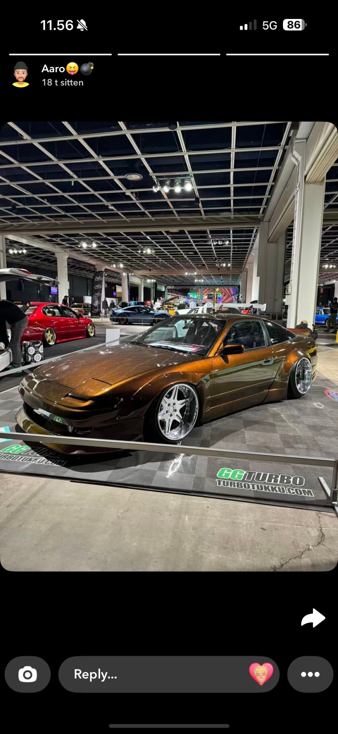 Gold color-shift wrapped show car &ndash; Wicked Street Customs